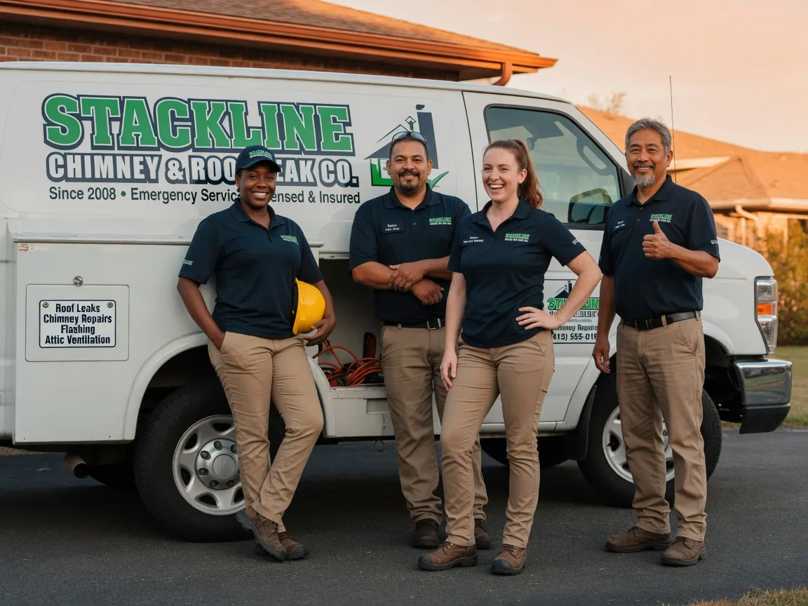 Chimney flashing repair company in Andrew, IA